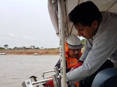 Muestreo de fondo en el río Itaya - Loreto 2018